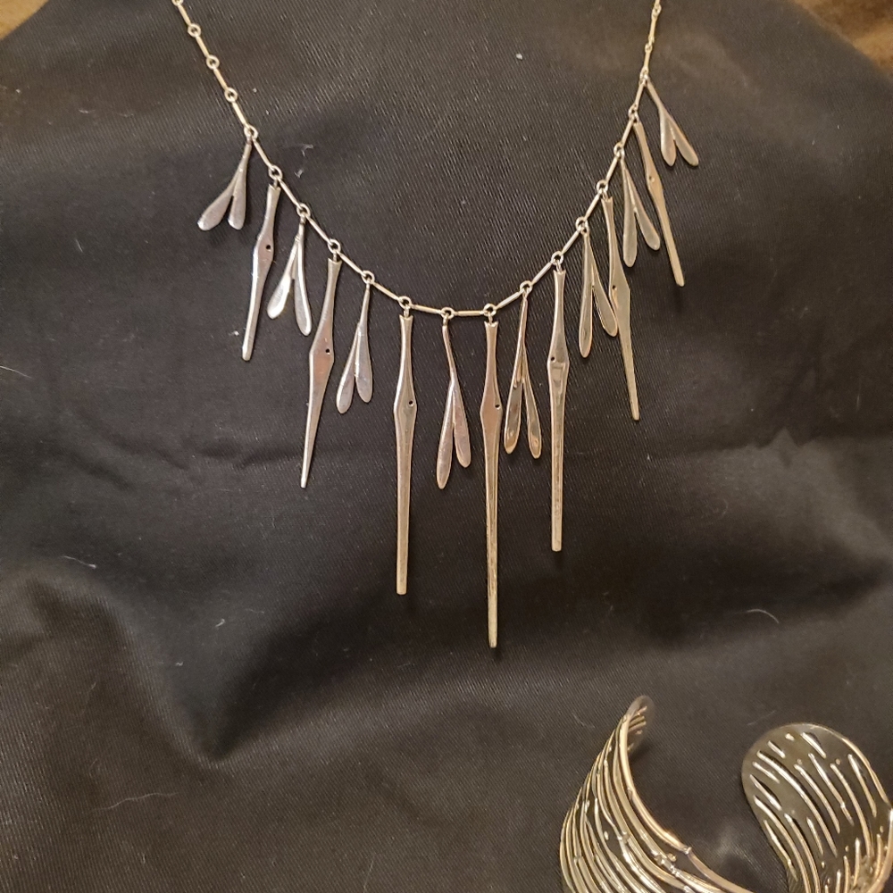 Stunning Birks NeedleFish set of Necklace and Cuff